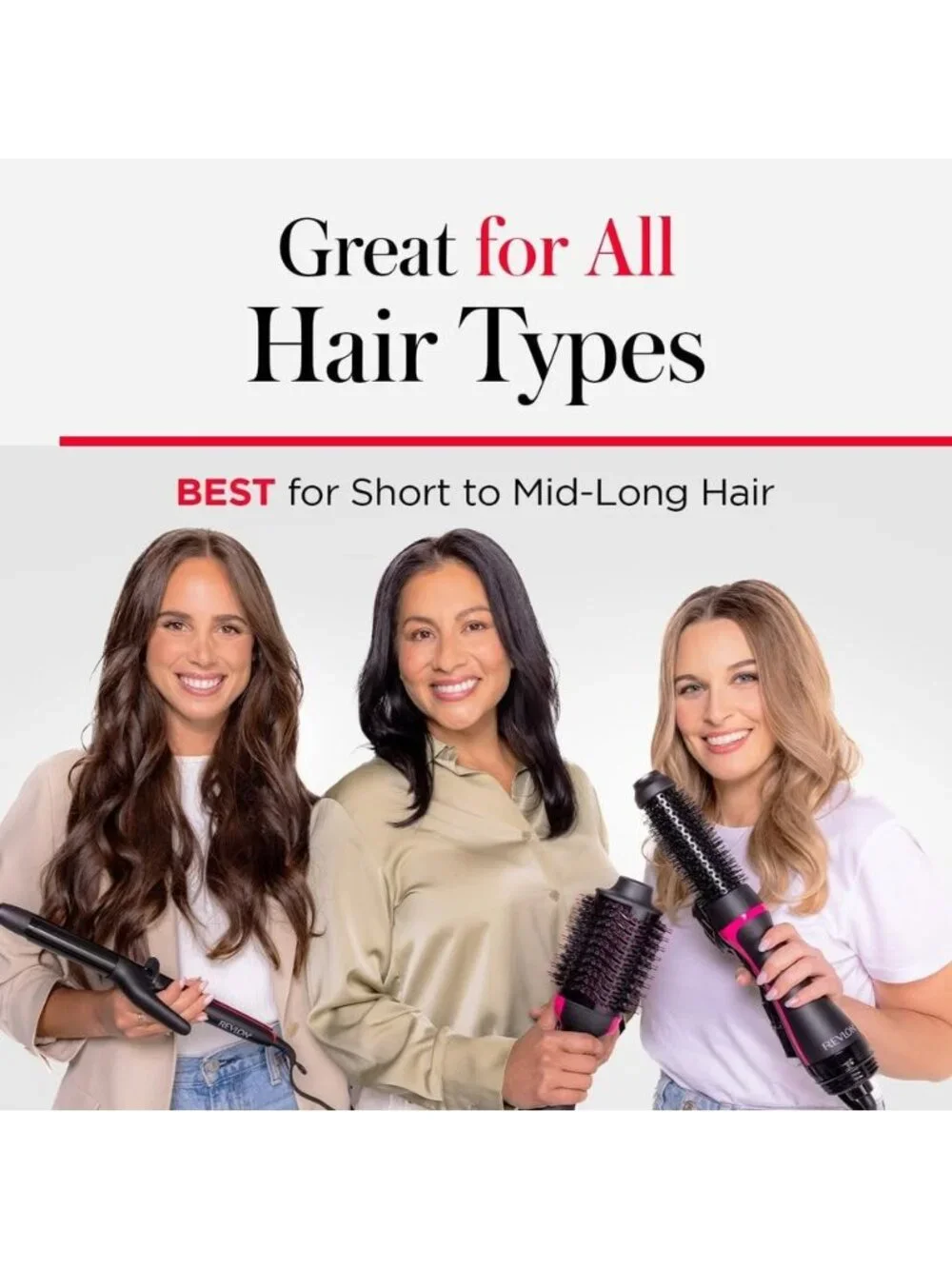 REVLON Travel Friendly One-Step Volumizer Plus Hair Dryer and Styler